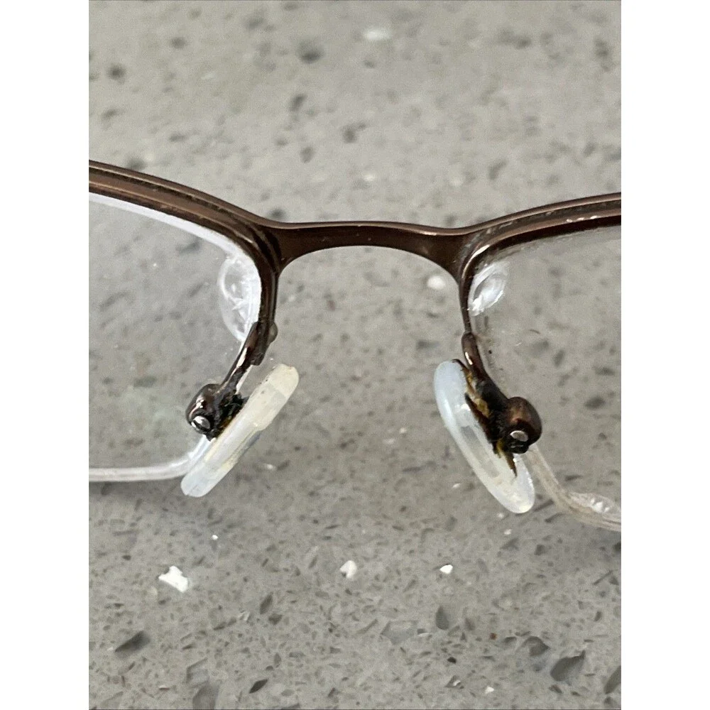 LINK OCCHIALI Eyeglasses LINK2008/N C.24 54-15-138 Brown FRAMES ONLY half rim